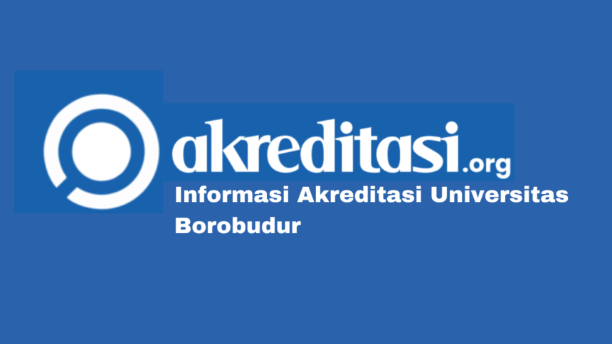 Akreditasi Universitas Borobudur