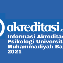 Akreditasi Psikologi Universitas Muhammadiyah Bandung