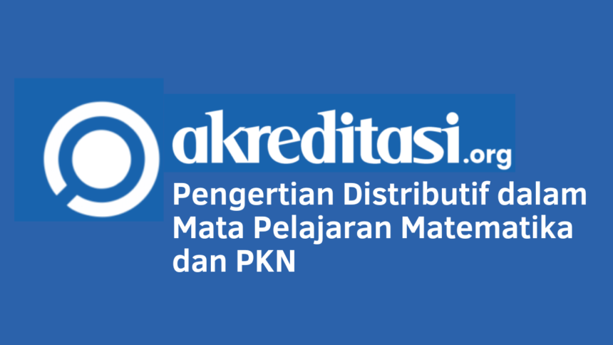 Pengertian Distributif