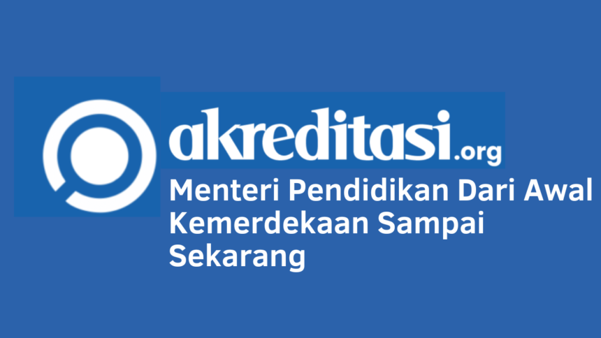 Menteri Pendidikan