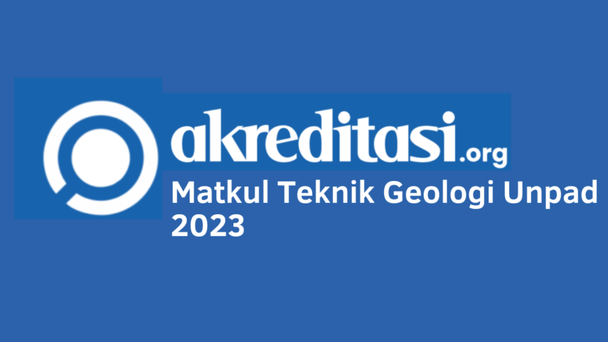 Matkul Teknik Geologi Unpad