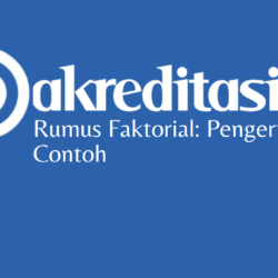 Rumus Faktorial