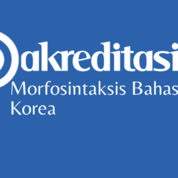 Morfosintaksis Bahasa Korea