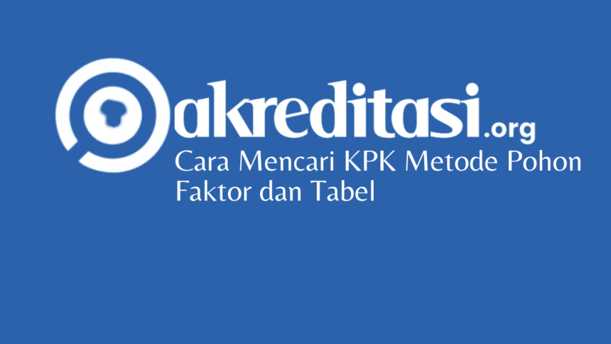 Cara Mencari KPK